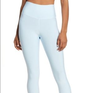 ALO yoga baby blue high waisted leggings size XS